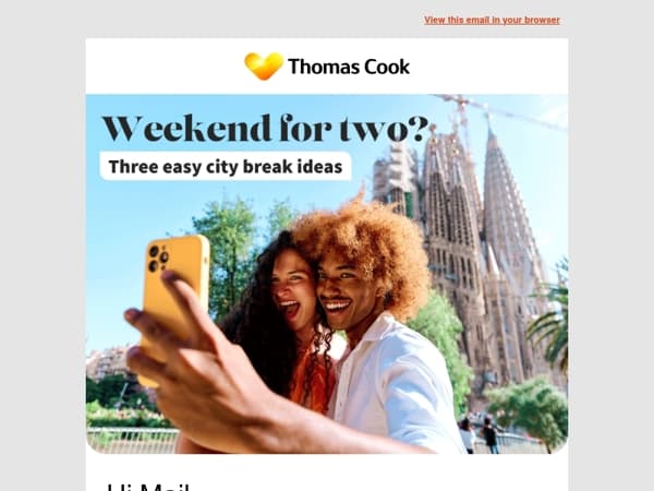 That bank holiday break? Sorted