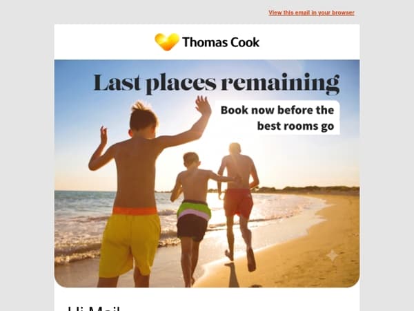 Last places remaining for August