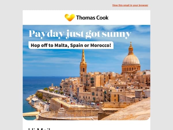 Payday + Easter = Family getaway. Deals from £309pp 🐣🌞