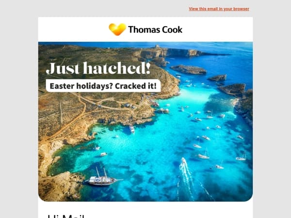 Hop to sunny shores this Easter 🐰