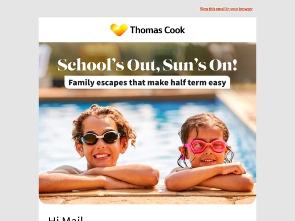 Half term’s coming in hot: Time for a family break