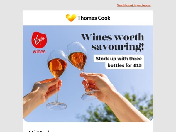 A special offer from our friends at Virgin Wines 🍷