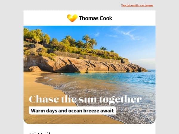 Chase the sun together
