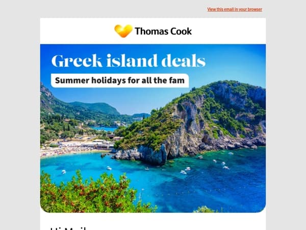 Greek island glam for all the fam 😎