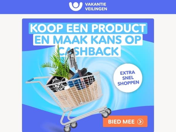 Giga Koopavond! Win vanavond cashback🤑