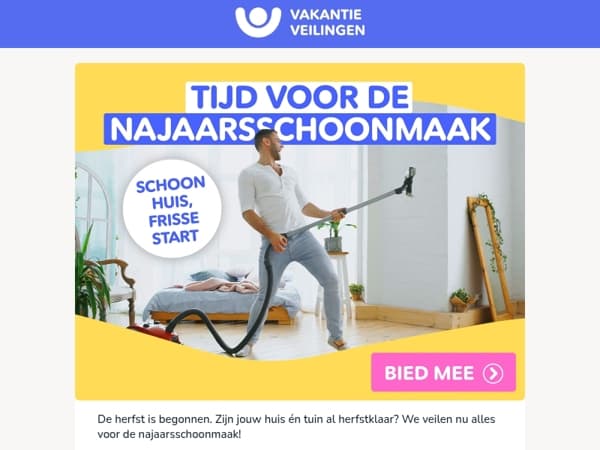 Álles voor de najaarsschoonmaak