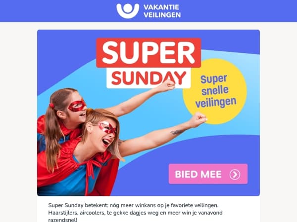 Super Sunday: haarstijlers, aircoolers en meer⚡