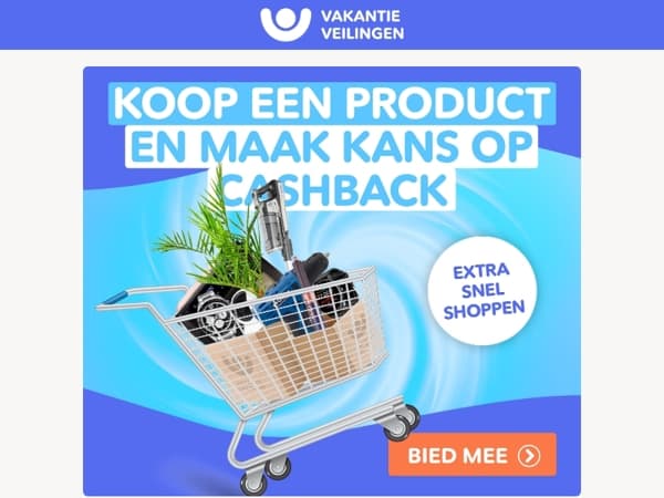 Koopavond: win vanavond je aankoopbedrag terug🛍️