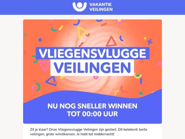 Vanavond = Vliegensvlugge Veilingen⚡