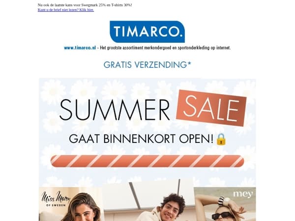 Aftellen🔜Onze grote SUMMER SALE gaat binnenkort open🔒