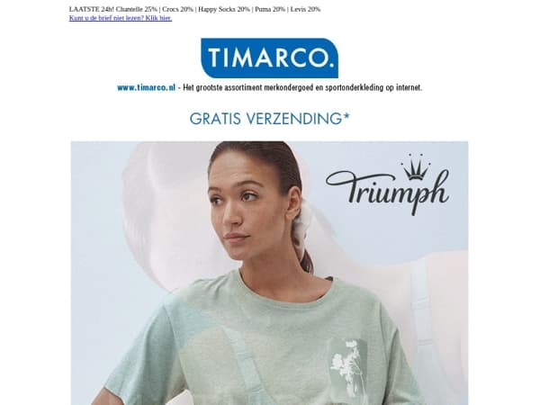 SUPERDEALS! Triumph & Naturana 20% 🎈