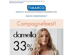 Campagnefeest! 🤩 Anita 20 % en veel meer!