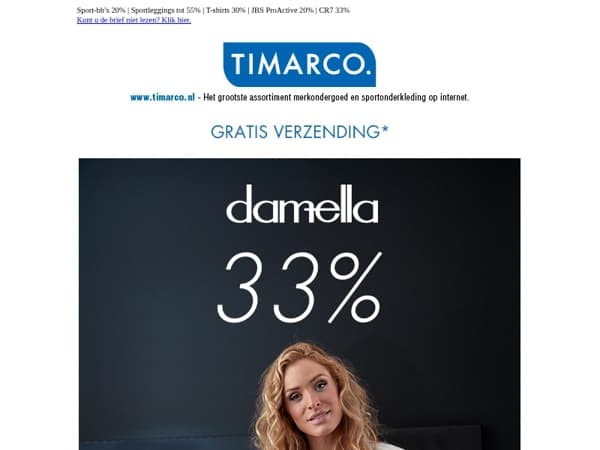 Op dit moment! Damella 33%