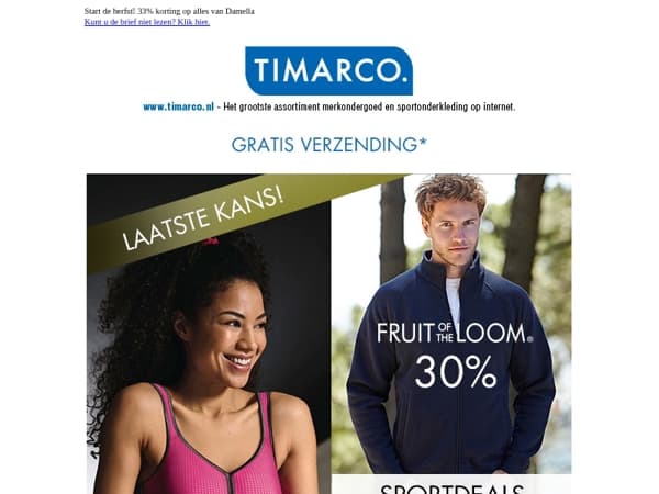 LAATSTE KANS!💥Sport-bh 20% | T-shirts 30% | Leggings tot 55%