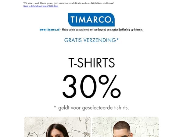 T-SHIRTS 30% |👚👕 Tijd om je basics aan te vullen?