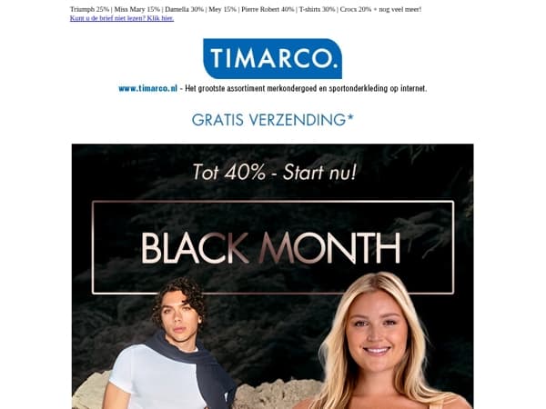 BLACK MONTH 🖤 Nu geopend! Scoor je favorieten vóór de rest💎