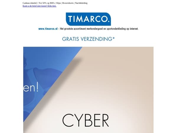 💙CYBER MONDAY – tot 50% | Start je kerstaankopen🎅