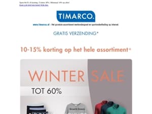 ❄️ WINTER SALE- tot 60%!