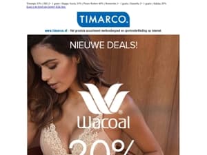 NIEUWE DEALS | Wacoal 20%