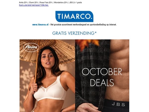 OKTOBER DEALS! 20-33%🎃