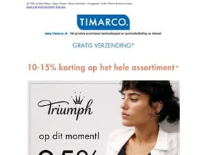 NU! Triumph 25% | WINTER SALE ❄️ Tot wel 60%!