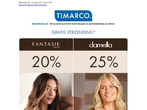 Fantasie 20% 😍Laatste kans Damella 25% ⌛