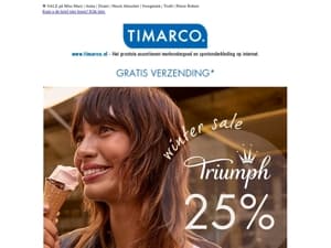CAMPAGNEFEEST! Triumph 25% 😀 Sport BH's tot 30%!