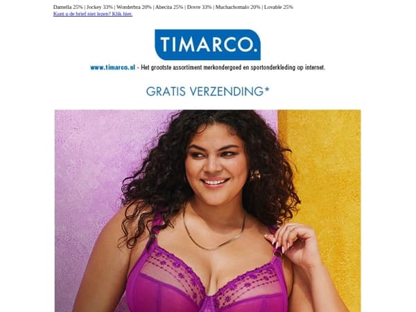 Op dit moment! Elomi 20%