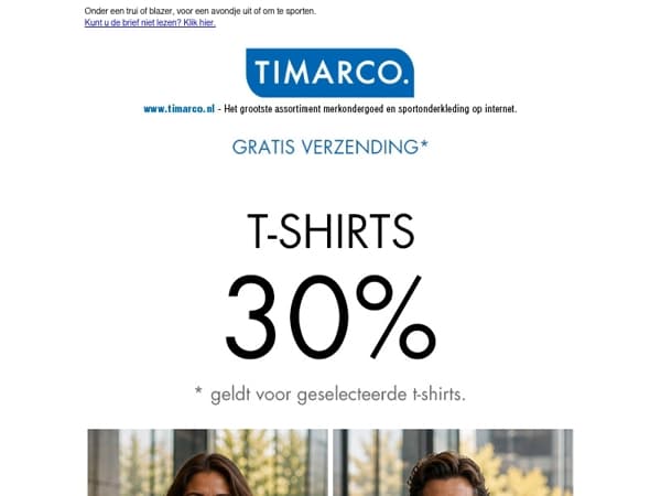 T-shirts 30% korting 🙌 | Vul je garderobe aan voor het najaar en elke dag!