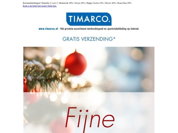 Fijne Sinterklaas! 🎁🎅 Vier met sloggi 25% | Triumph 20%