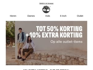 Scoor nu nog 10% extra korting