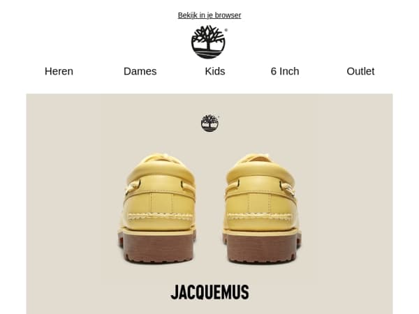 BINNENKORT: TIMBERLAND AND JACQUEMUS