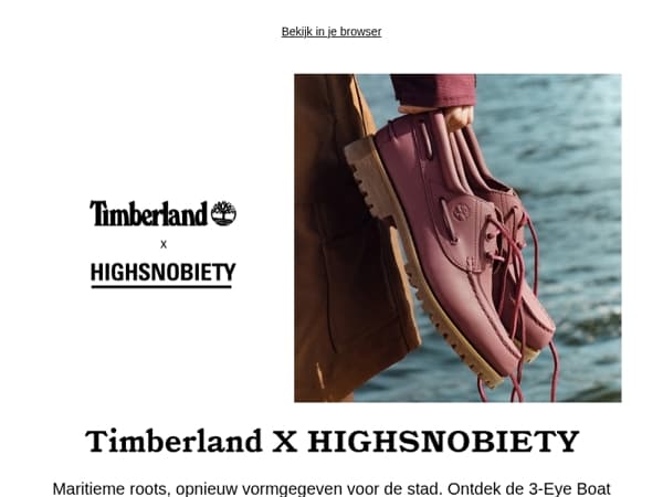 De Drop: Timberland x Highsnobiety