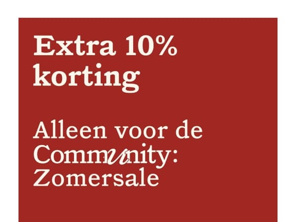 Tot 50% korting + extra 10% – Zo extra ❤️‍🔥