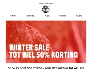 Tot wel 50% korting op schoenen, kleding en meer