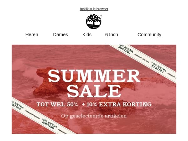 10% extra korting op de zomersale 🔥