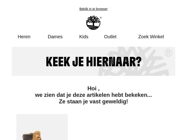 Ik zie je wel kijken... 👀