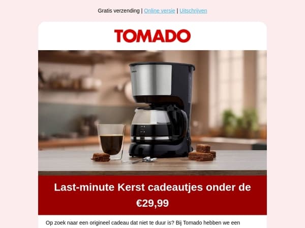 Last-minute Kerst cadeautjes onder de €29,99! 🎁