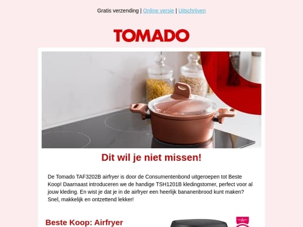Beste Koop airfryer, een nieuwe kledingstomer & een heerlijk recept! 🎉🍌