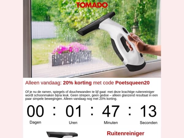 Mis het niet: alleen vandaag nog 20% korting