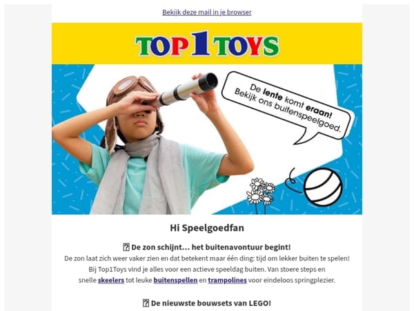 ☀️ De zon schijnt, dat betekent lekker buiten spelen - én er is nieuw LEGO!