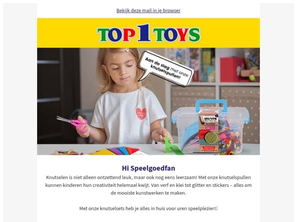 Ga aan de slag met onze knutselspullen ✂️🎨