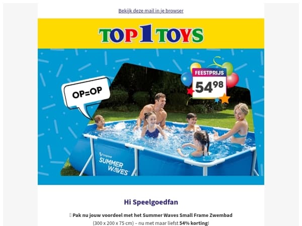 Summer Waves Small Frame Zwembad 54% korting