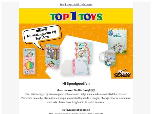 Diddl is terug & voetbalfans opgelet! 🤩
