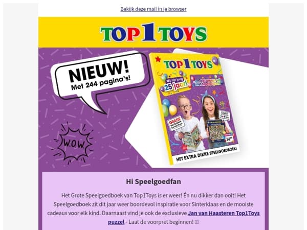 Het Grote Speelgoedboek is er weer! 🎁 DIKKER DAN OOIT met boordevol leuke acties!!