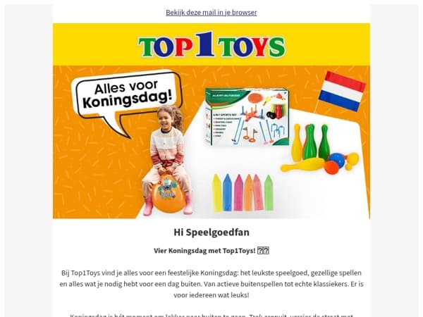 Vier Koningsdag met veel speelplezier en gezelligheid! 🎉