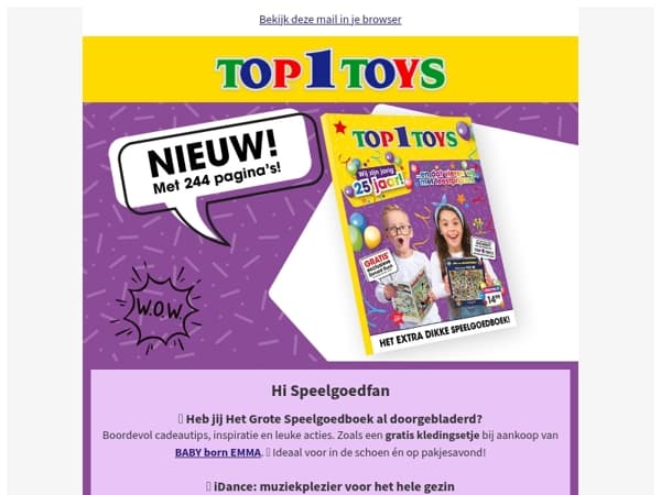 📘 Heb jij Het Extra Dikke Speelgoedboek al doorgebladerd? Mis het niet!
