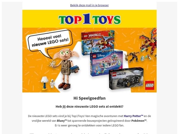 Heb jij de nieuwste LEGO sets nog niet gezien? 🤯✨ Van Harry Potter, Bluey tot Pokémon - ontdek ze allemaal