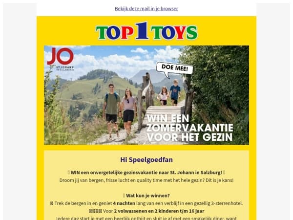 Ga samen op avontuur: maak kans op een familievakantie! 🏖️👨‍👩‍👧‍👦