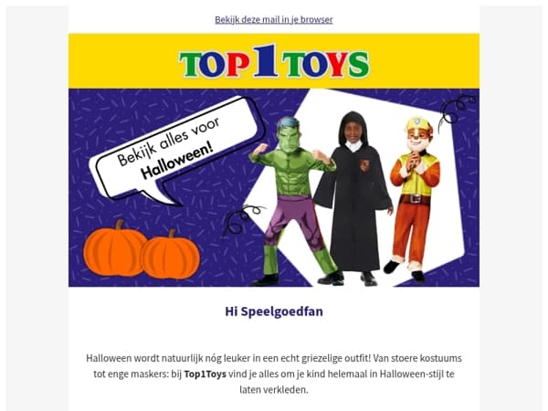 Griezelig veel plezier met Halloween👻